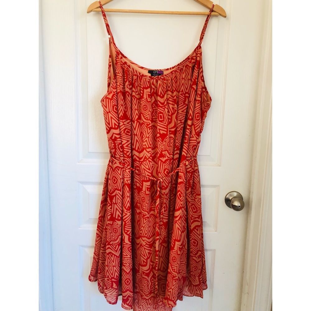 LYS SUMMER DRESS ASYMMETRICAL HEM SZ XXL